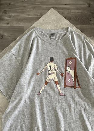 Cr7 cristiano ronaldo goat футболка свободного кроя кристиано роналдо футбол юмор2 фото