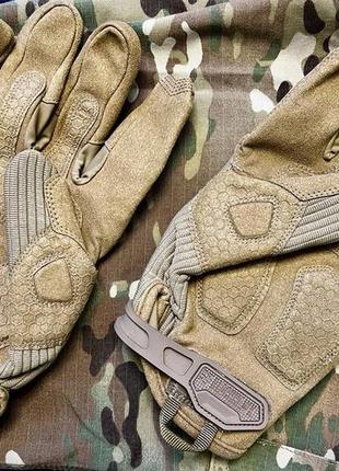 Тактические перчатки blackhawk fury prime gloves coyote brown2 фото