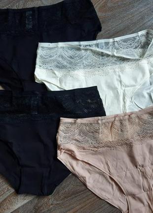 Obrana/anabel arto, набір стильних бавовняних трусиків s,m,l,xl,xxl, середня посадка