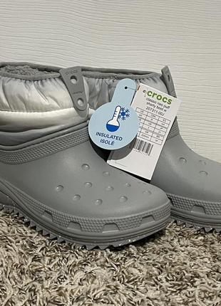 Зимові короткі чобітки crocs women's boots classic w6