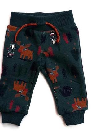 Утепленные спортивные штаны для мальчика 68, 74 см primark2 фото