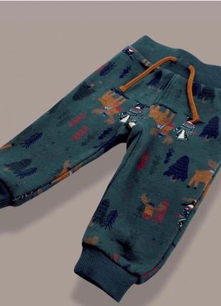 Утепленные спортивные штаны для мальчика 68, 74 см primark5 фото