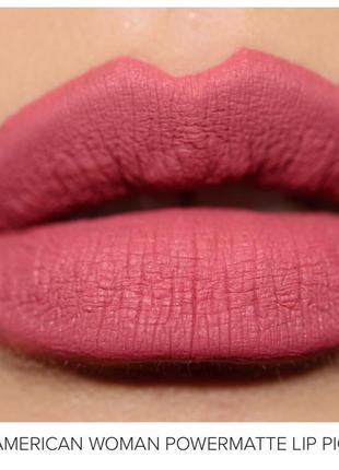 Ультраматовый пигмент, блеск для губ nars powermatte lip pigment оттенок american woman 1125 фото