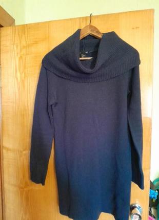 Трикотажна туніка,міні плаття,довгий светр,н&м,basis,170/96а