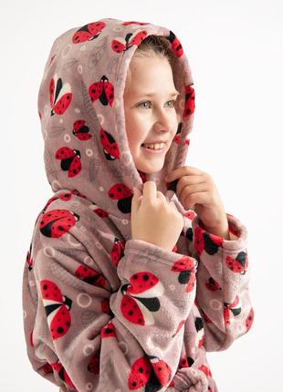 Теплый халат для детей 134-158 5