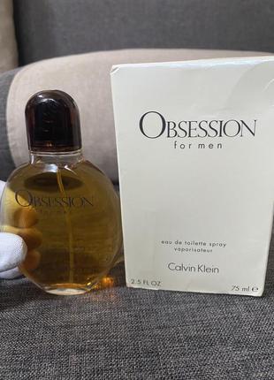 Calvin klein obsession for men туалетна вода 75 мл. оригінал