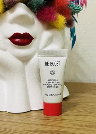 Оригінал матувальний зволожувальний гель для обличчя clarins my clarins re-boost matifying hydrating gel