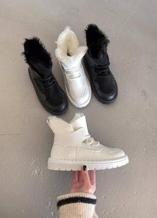 Распродажа очень крутые зимние угги – ботинки на шнуровке2 фото
