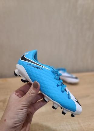 Детские бутсы "nike jr hypervenom"1 фото