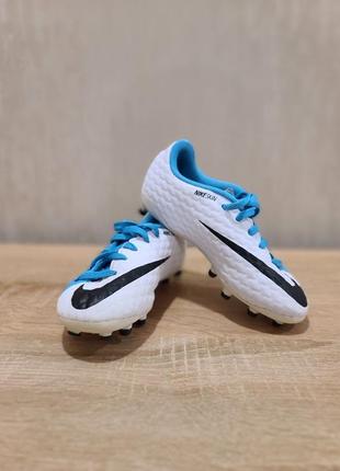 Детские бутсы "nike jr hypervenom"6 фото