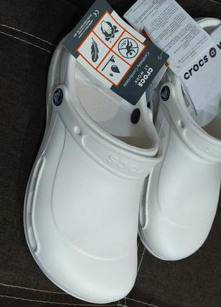 Crocs white sabo