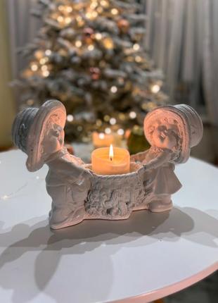 Парочка-кашпо, идеальный декор для твоего дома 😍✨   рождественский ангел. подсвечник. ангелочек.