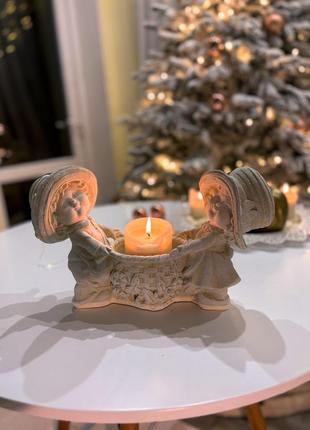 Парочка-кашпо, идеальный декор для твоего дома 😍✨   рождественский ангел. подсвечник. ангелочек.6 фото