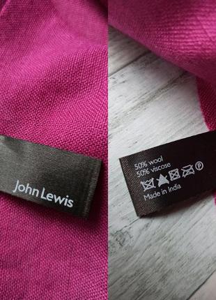 Нежный мягкий шарф из шeрсти и вискозы от бренда john lewis9 фото