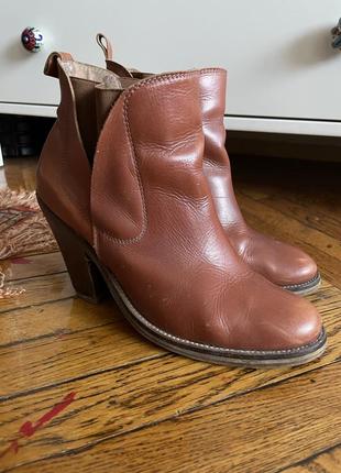 Topshop зручні козаки чоботи  39р