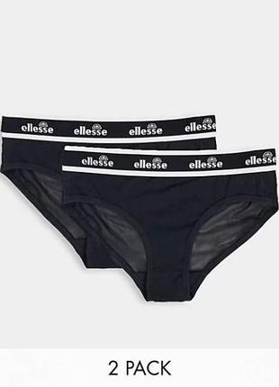 Набір з 2х коттонових трусиків на резинці ellesse