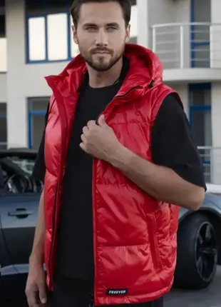 Куртка мужская трансформер freever uf 23033 красная3 фото