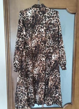 Плаття міді з леопардовим принтом 5