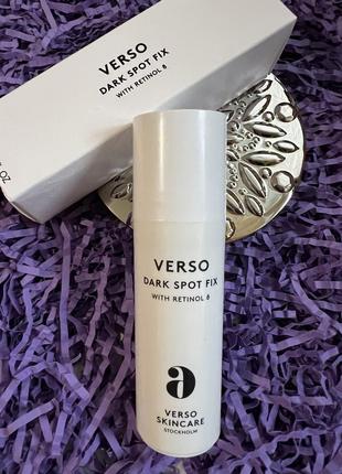 Крем-корректор против пигментных пятен verso dark spot fix with retinol 84 фото