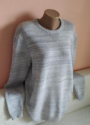 Качественный брендовый натуральный свитер, выраженный р. 2xl.2 фото