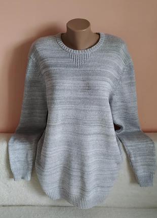 Качественный брендовый натуральный свитер, выраженный р. 2xl.1 фото