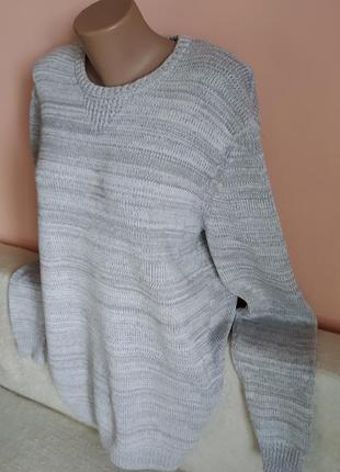 Качественный брендовый натуральный свитер, выраженный р. 2xl.3 фото