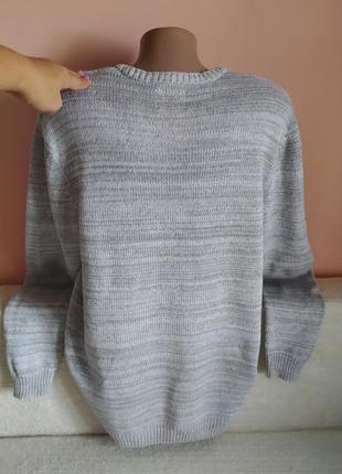 Качественный брендовый натуральный свитер, выраженный р. 2xl.6 фото