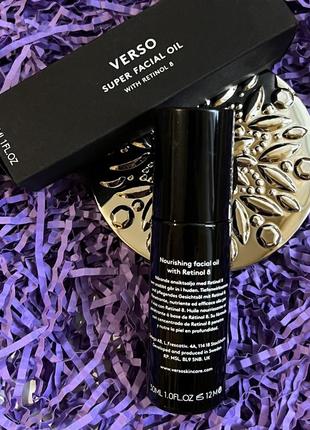 Люкс! олія для обличчя з ретинолом verso skincare super facial oil, 30ml4 фото