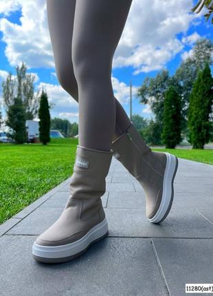 Чоботи зимові шкіра