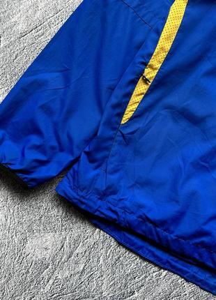 Очень крутой, оригинальный анорак umbro windbreaker blue с замком4 фото