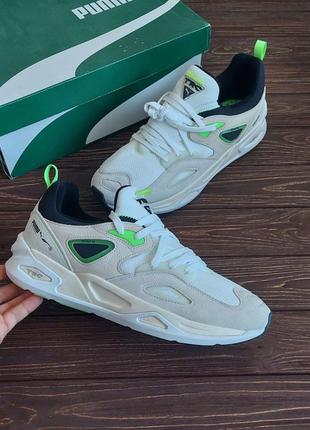 Puma trc blaze the triangle white-nimbuscold/greenglare(38104-02)