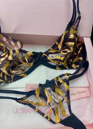 Комплект agent provocateur бра 34c/75c + трусики 2/s1 фото