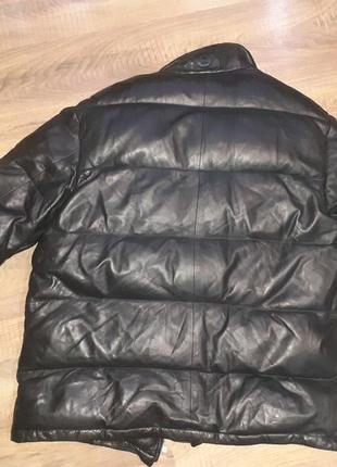 Bogner xl-xxl 52 кожаный пуховик оригинал зимняя куртка3 фото