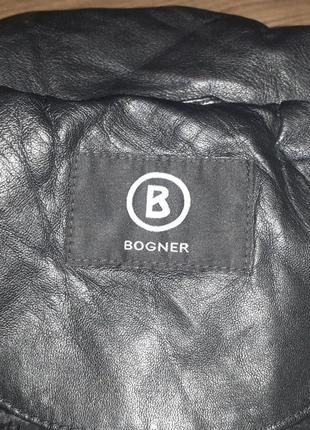 Bogner xl-xxl 52 кожаный пуховик оригинал зимняя куртка6 фото