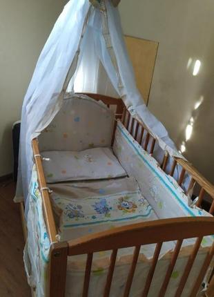 Постіль в дитяче ліжечко унісекс