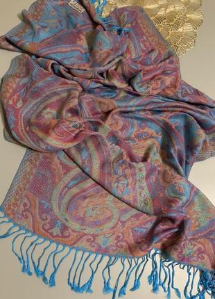 Красивая натуральная pashmina шаль платок3 фото