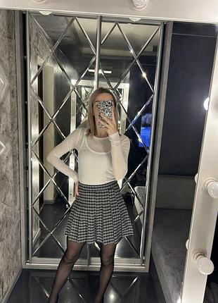 Новая юбка в клетку