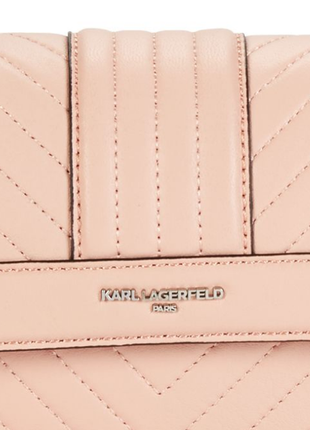 Сумка кроссбоди кожаная karl lagerfeld paris quilted leather crossbody lh8eb701 оригинал5 фото