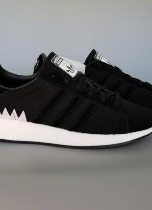 Кросівки оригінал adidas x neighborhood chop shop iniki "core black/ftwr white" da8839