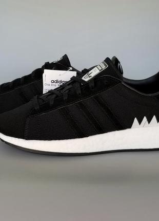 Кроссовки оригинал adidas x neighborhood chop shop iniki "core black/ftwr white" da88392 фото