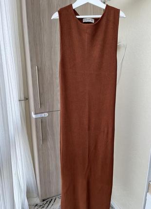 Сукня в рубчик stradivarius1 фото