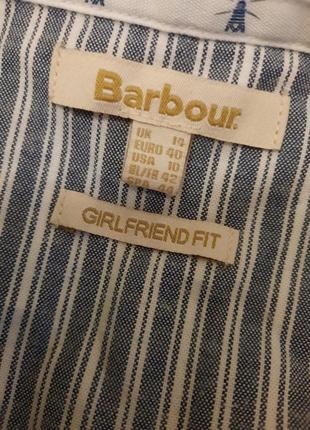 Рубашка оверсайз barbour girlfiend fit оригінал котон3 фото