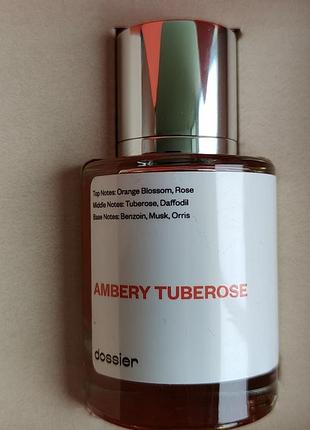 Парфюмированная вода женская dossier ambery tuberose вдохновленная do son от diptyque