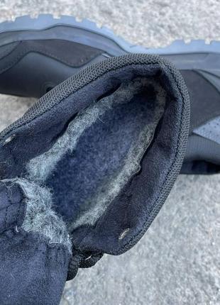 Мужские кожаные зимние кроссовки adidas7 фото