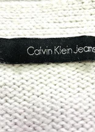 Шерстяной укороченный свитер топ жилетка calvin klein4 фото