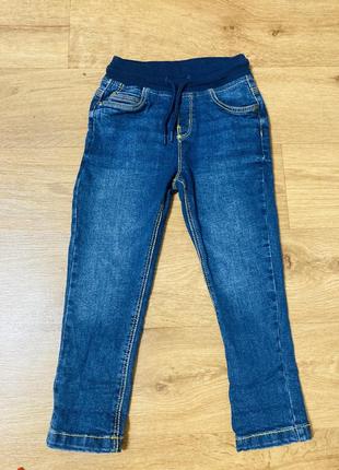 Джинсы джинсовые штаны джоггеры на мальчика 2 3 года1 фото