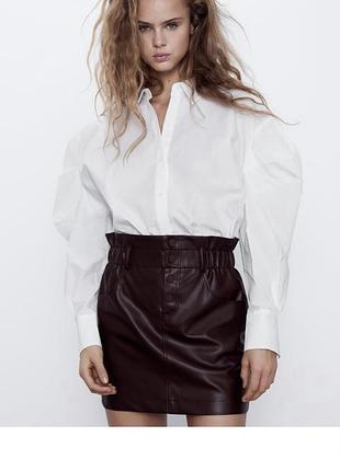 Спідниця кож зам zara