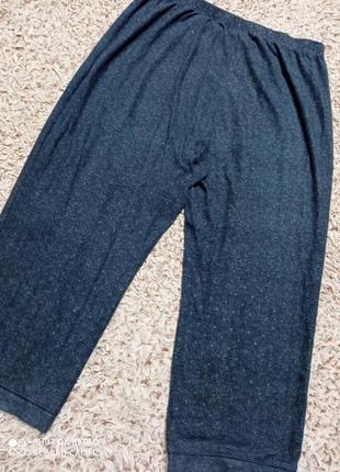 Теплі домашні, піжамні штани великий розмір2 фото