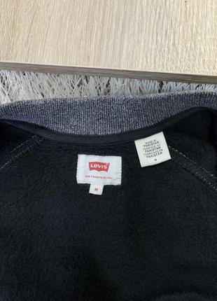 Куртка кофта бомбер levi's шерпа levis3 фото