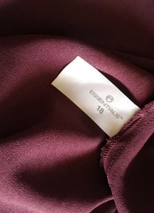 L шифонова блуза марсала,бордова4 фото